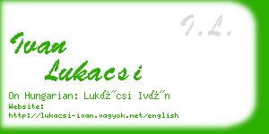 ivan lukacsi business card